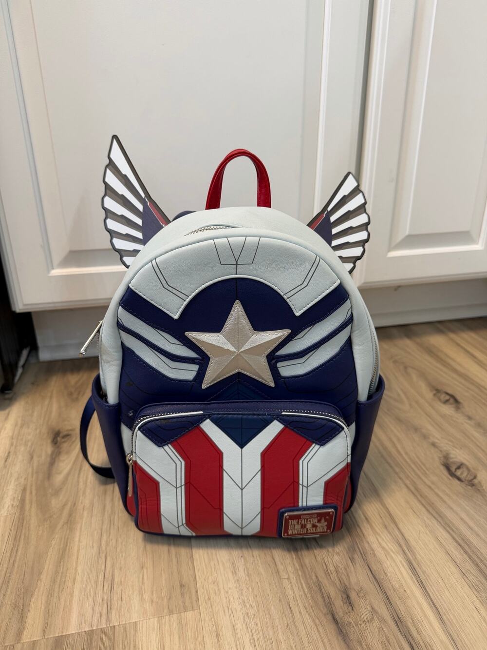 Loungefly Marvel Falcon and the Winter Soldier Mini Backpack With Wings Falcon